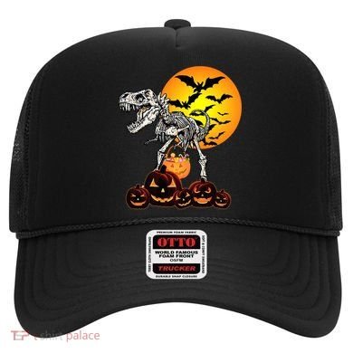 T Rex Dinosaur Skeleton Scary Halloween Pumpkin Gift Hat