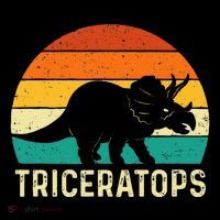 Triceratops Retro Dinosaur Lover Paleontologist Toddler Hoodie thumb 2