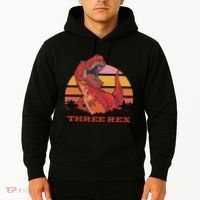 Three Rex Dinosaur Birthday Hoodie thumb 2