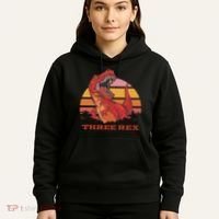 Three Rex Dinosaur Birthday Hoodie thumb 5