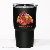 Three Rex Dinosaur Birthday Tumbler thumb 0