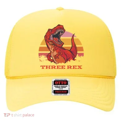 Three Rex Dinosaur Birthday Hat