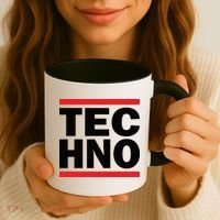 Techno Rave DJ Raver Outfit Festival Rave Wear Coffee Mug thumb 3