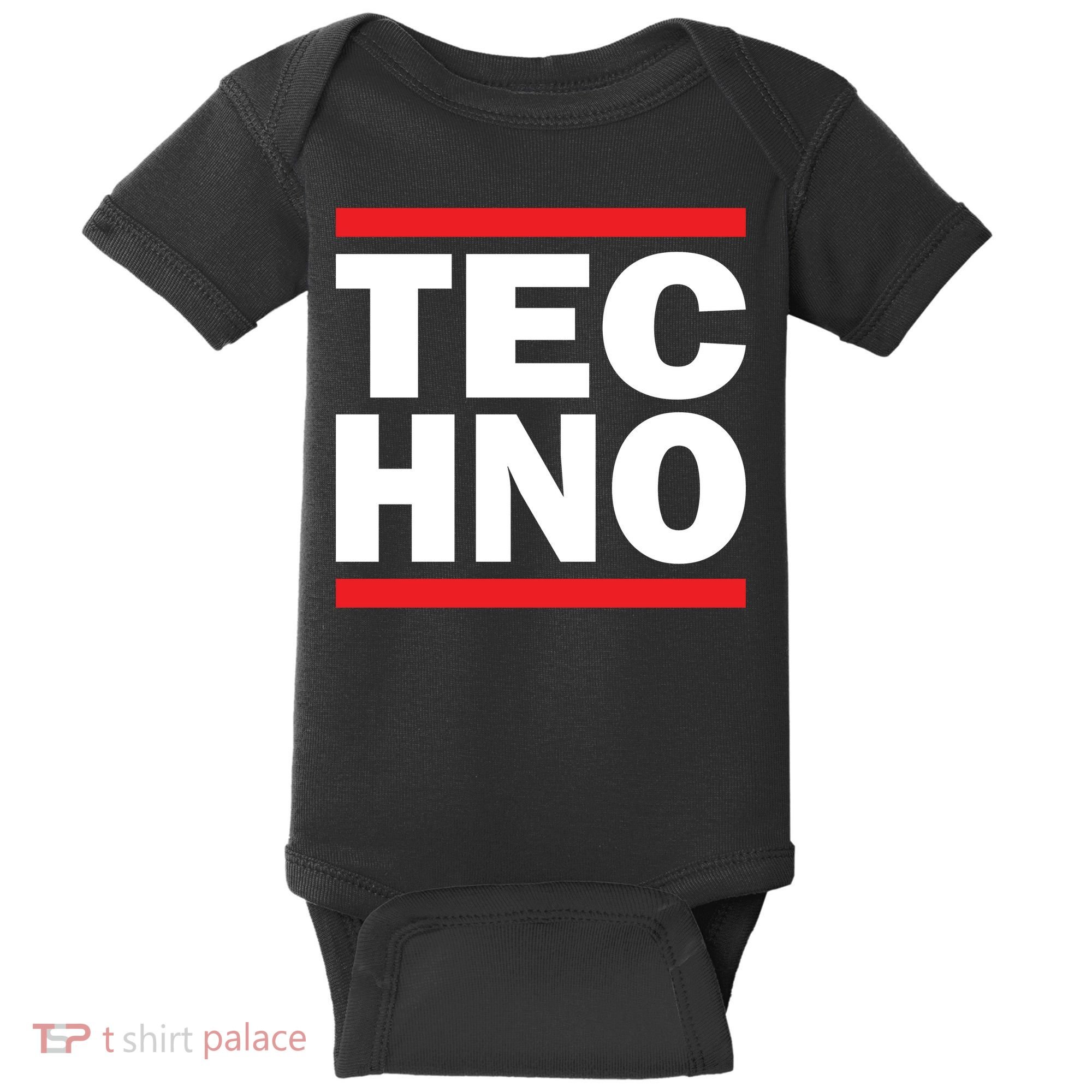 Techno Rave DJ Raver Outfit Festival Rave Wear Baby Bodysuit