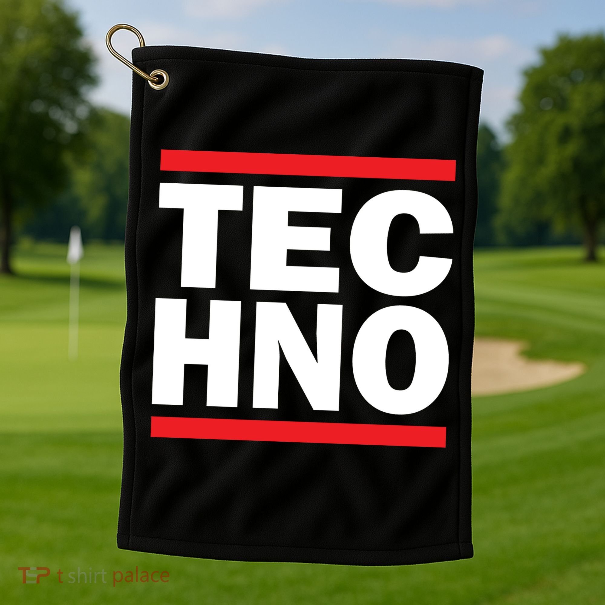 Techno Rave DJ Raver Outfit Festival Rave Wear Golf Towel