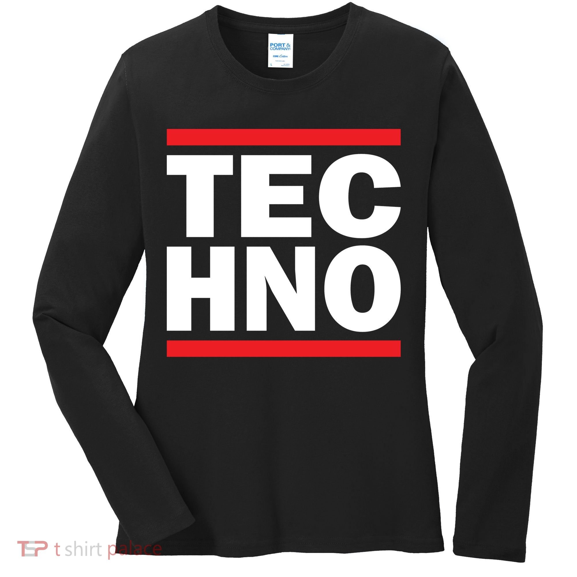 Techno Rave DJ Raver Outfit Festival Rave Wear Women's Long Sleeve Shirt