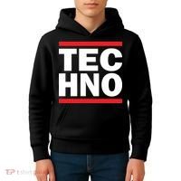 Techno Rave DJ Raver Outfit Festival Rave Wear Kids Hoodie thumb 4