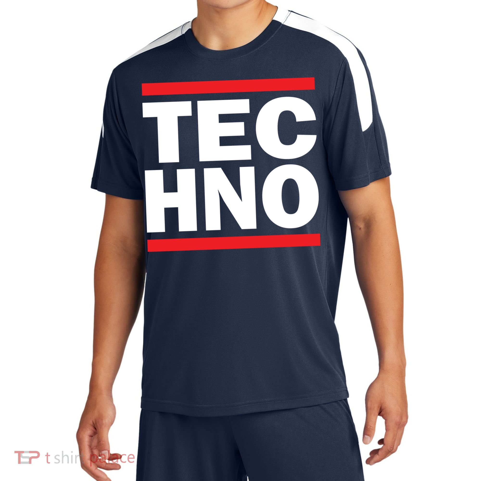 Techno Rave DJ Raver Outfit Festival Rave Wear Sport-Tek Competitor United Soccer Jersey
