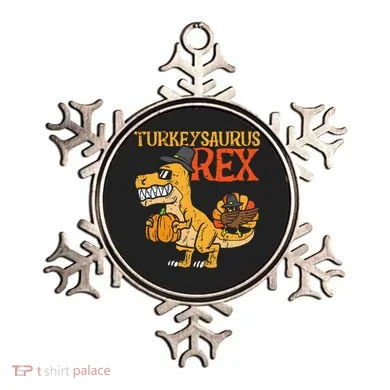 Turkeysaurus Rex Dab Turkey Dinothanksgiving Ornament