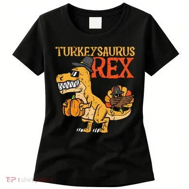 Turkeysaurus Rex Dab Turkey Dinothanksgiving Women's T-Shirt