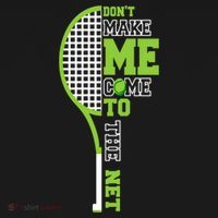 Tennis Racket Don't Make Me Come To The Net Tennis Funny Great Gift Women's Hoodie thumb 2