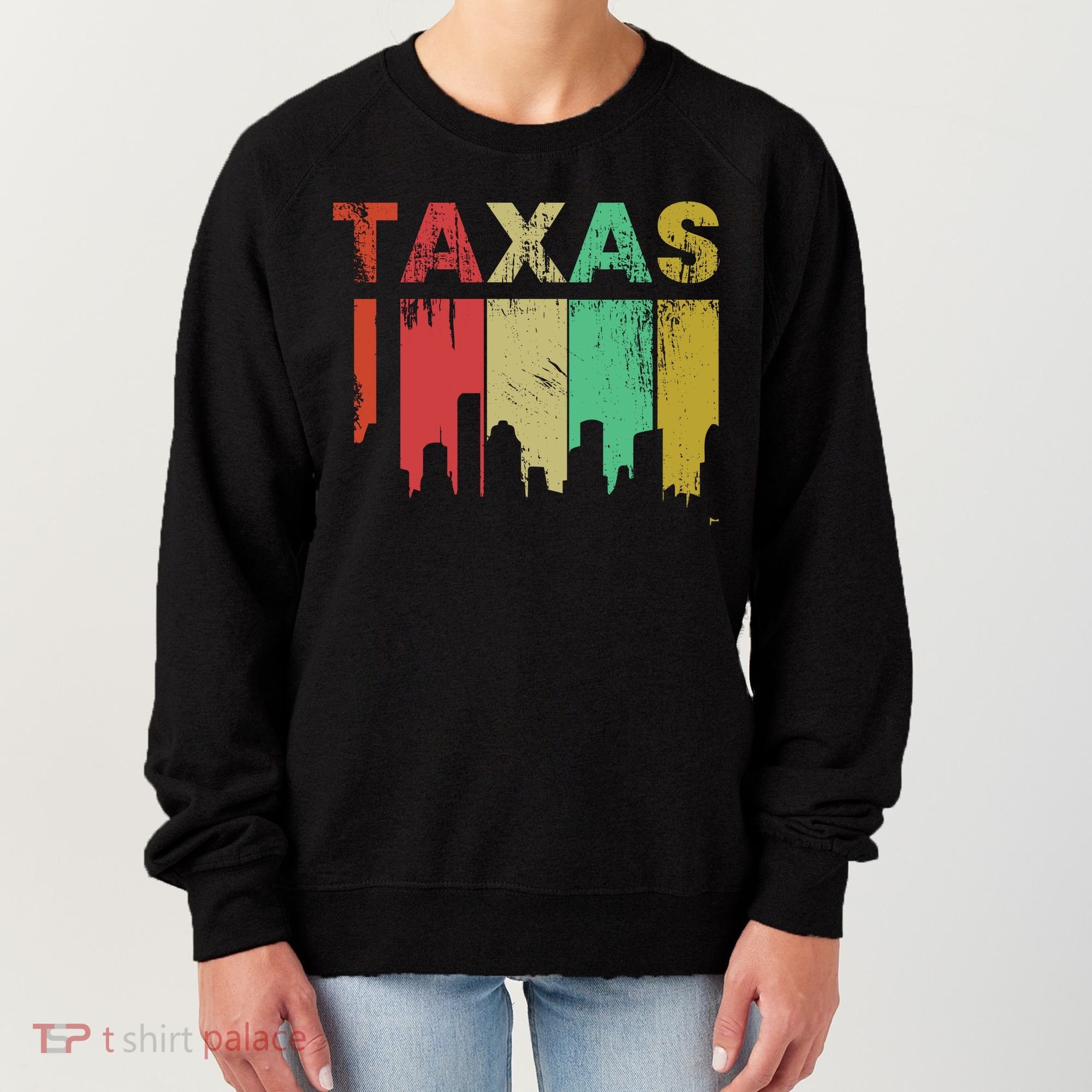Texas Retro Drip Logo Women's Sweatshirt