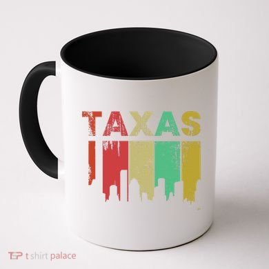 Texas Retro Drip Logo Coffee Mug