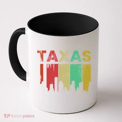 Texas Retro Drip Logo Coffee Mug