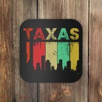 Texas Retro Drip Logo Coaster thumb 0