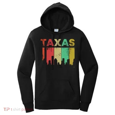 Texas Retro Drip Logo Women's Hoodie