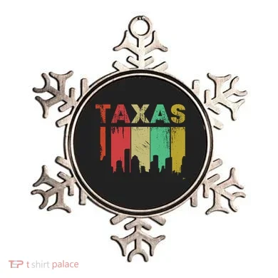 Texas Retro Drip Logo Ornament