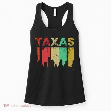 Texas Retro Drip Logo Women's Tank Top