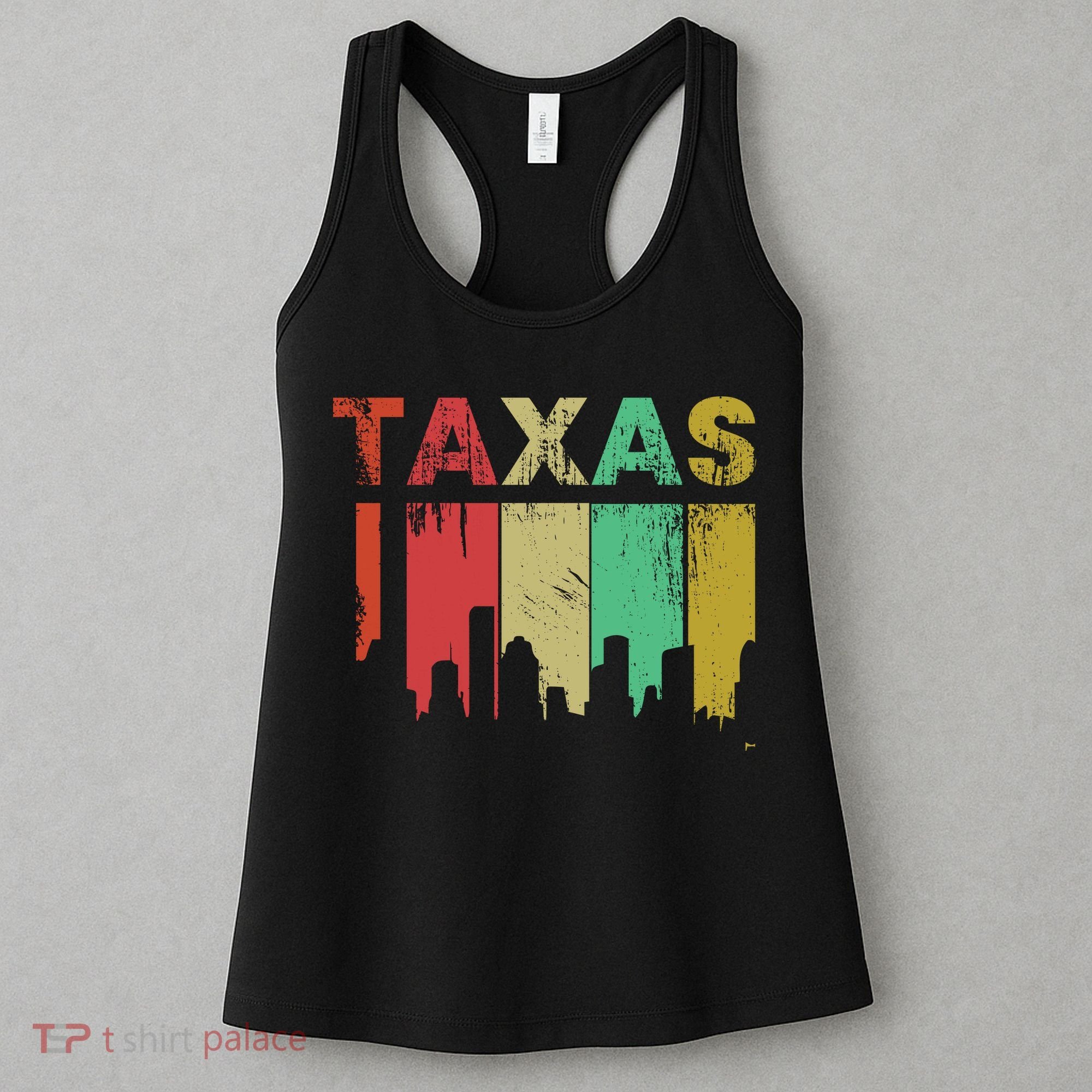 Texas Retro Drip Logo Women's Tank Top