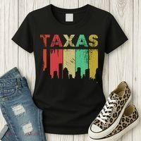Texas Retro Drip Logo Women's T-Shirt thumb 3
