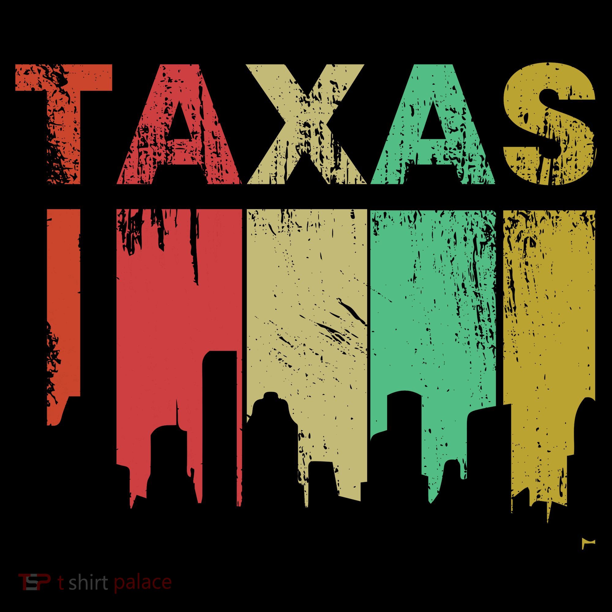 Texas Retro Drip Logo Kids T-Shirt