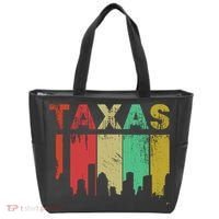 Texas Retro Drip Logo Tote Bag thumb 0