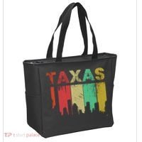 Texas Retro Drip Logo Tote Bag thumb 2