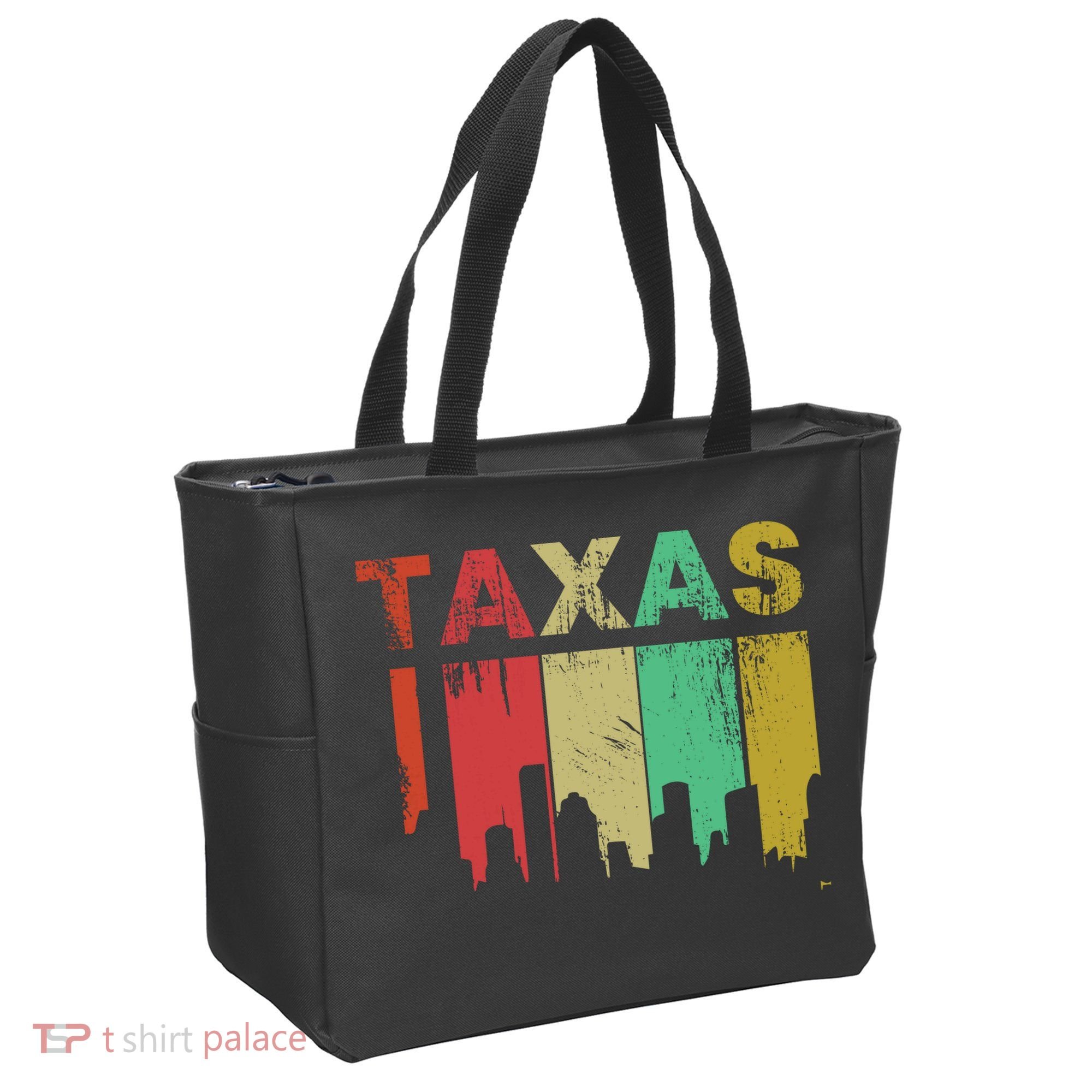 Texas Retro Drip Logo Tote Bag