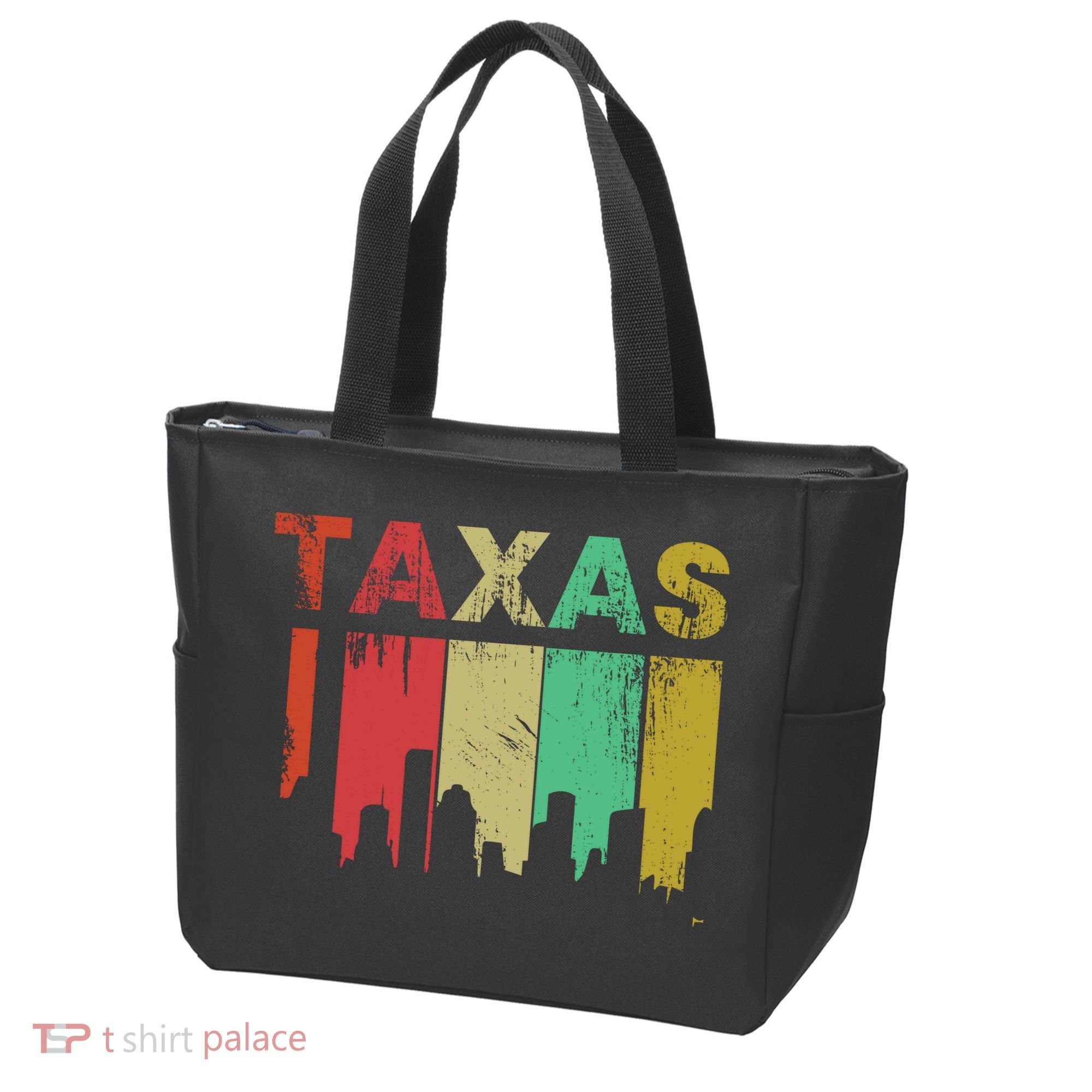Texas Retro Drip Logo Tote Bag