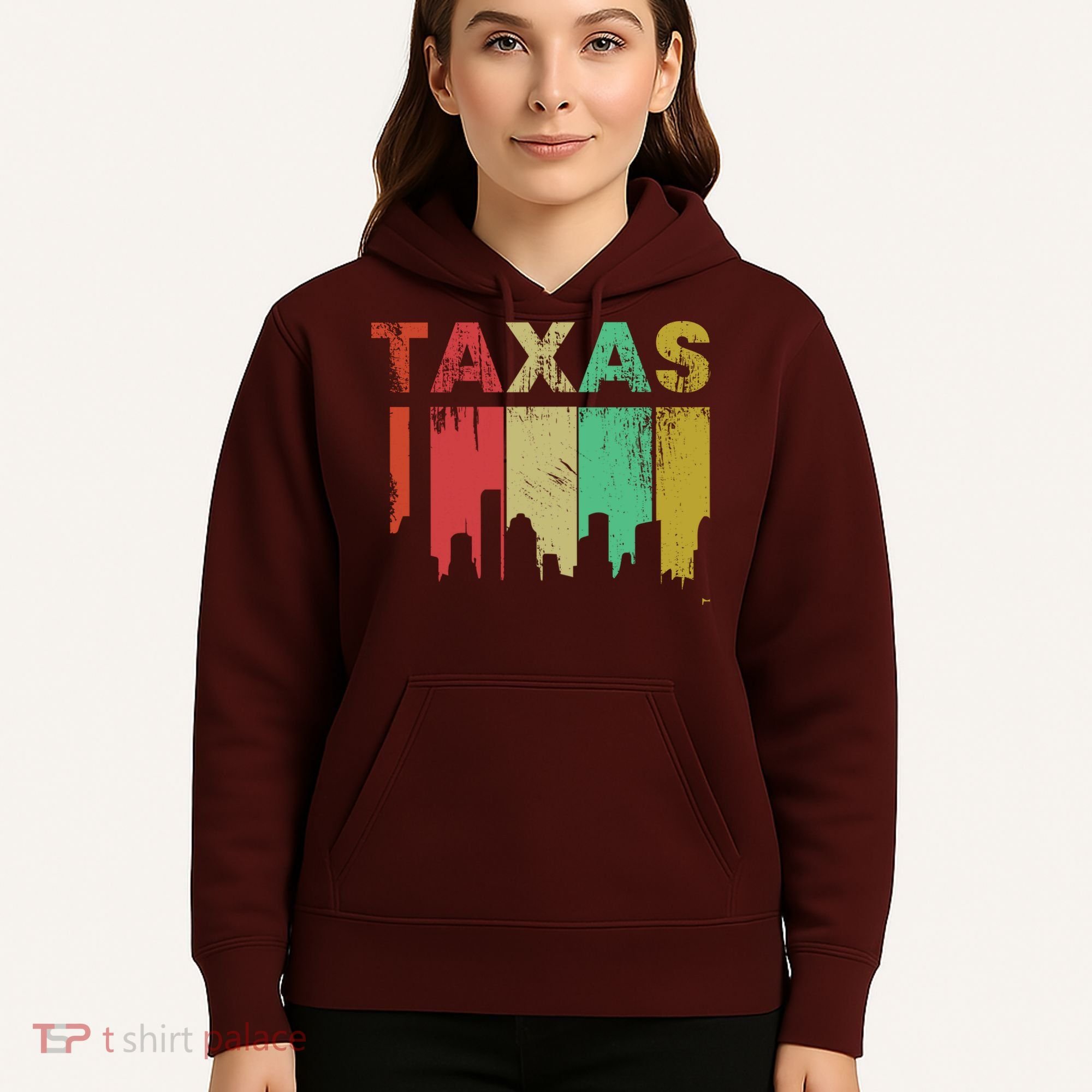 Texas Retro Drip Logo Hoodie