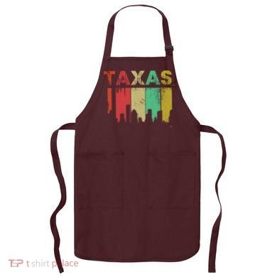 Texas Retro Drip Logo Apron