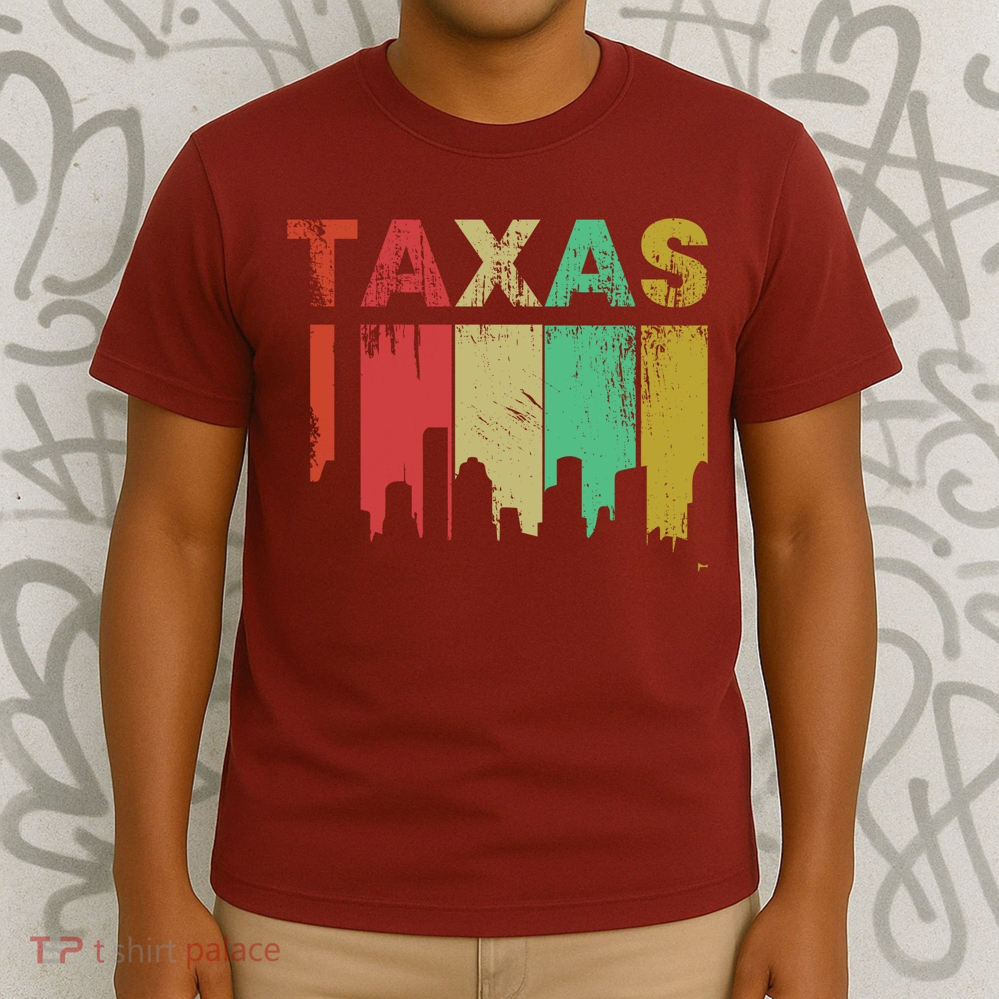 Texas Retro Drip Logo T-Shirt
