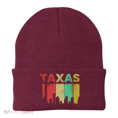 Texas Retro Drip Logo Beanie