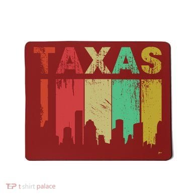 Texas Retro Drip Logo Mousepad