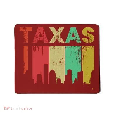 Texas Retro Drip Logo Mousepad