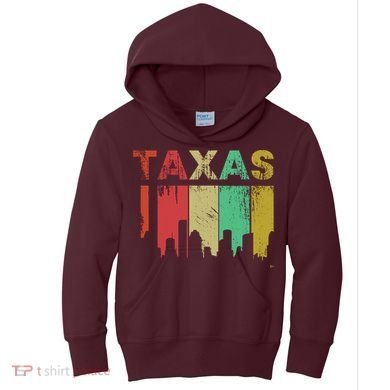 Texas Retro Drip Logo Kids Hoodie