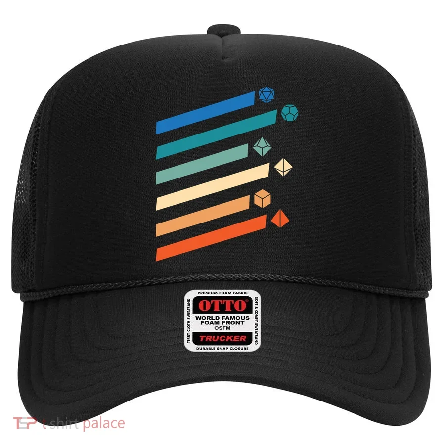 Tabletop RPG Dungeon Dice Retro Vintage D Dice Hat