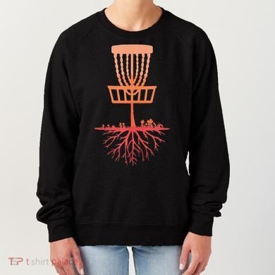 Tree Roots Disc Golf Basket Disc Golfing Frisbee Disc Golf Women's Sweatshirt