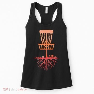 Tree Roots Disc Golf Basket Disc Golfing Frisbee Disc Golf Women's Tank Top