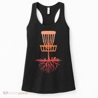 Tree Roots Disc Golf Basket Disc Golfing Frisbee Disc Golf Women's Tank Top thumb 0