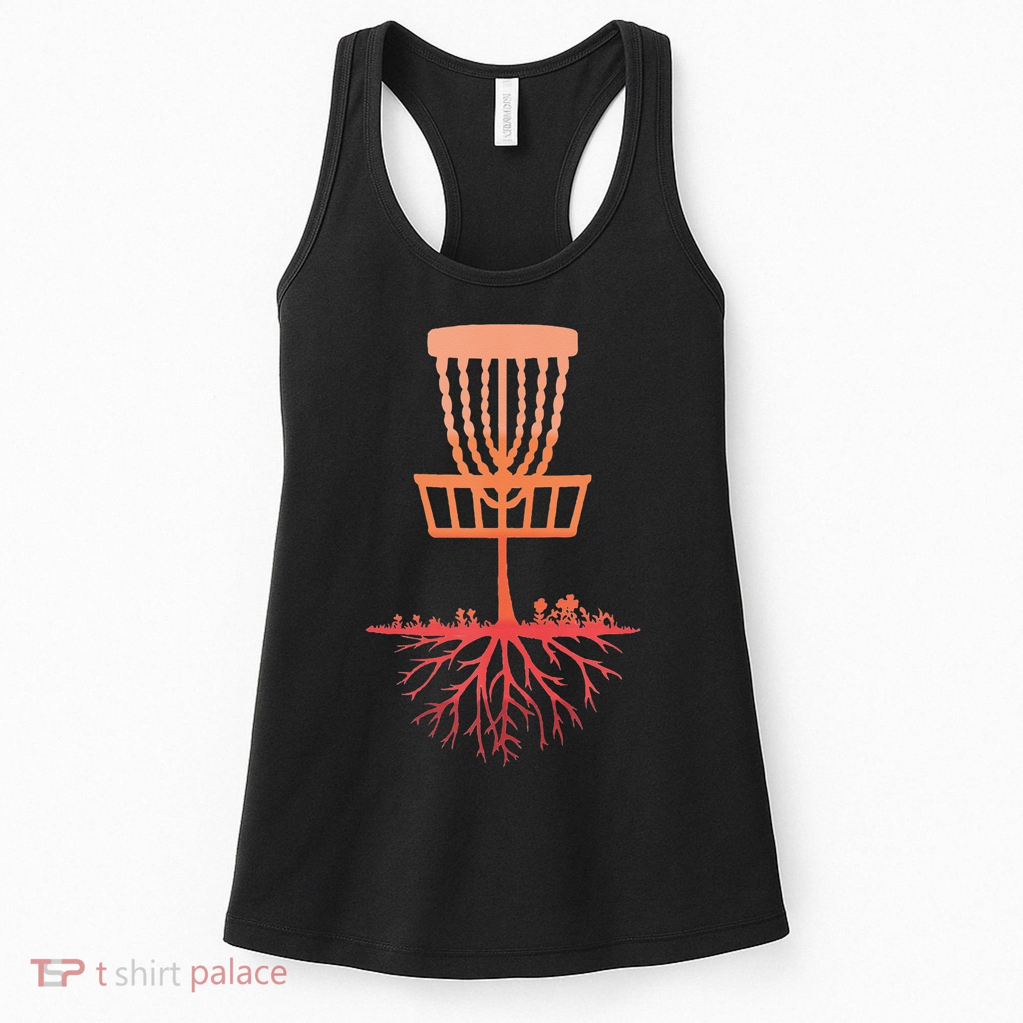 Tree Roots Disc Golf Basket Disc Golfing Frisbee Disc Golf Women's Tank Top