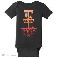 Tree Roots Disc Golf Basket Disc Golfing Frisbee Disc Golf Baby Bodysuit thumb 0