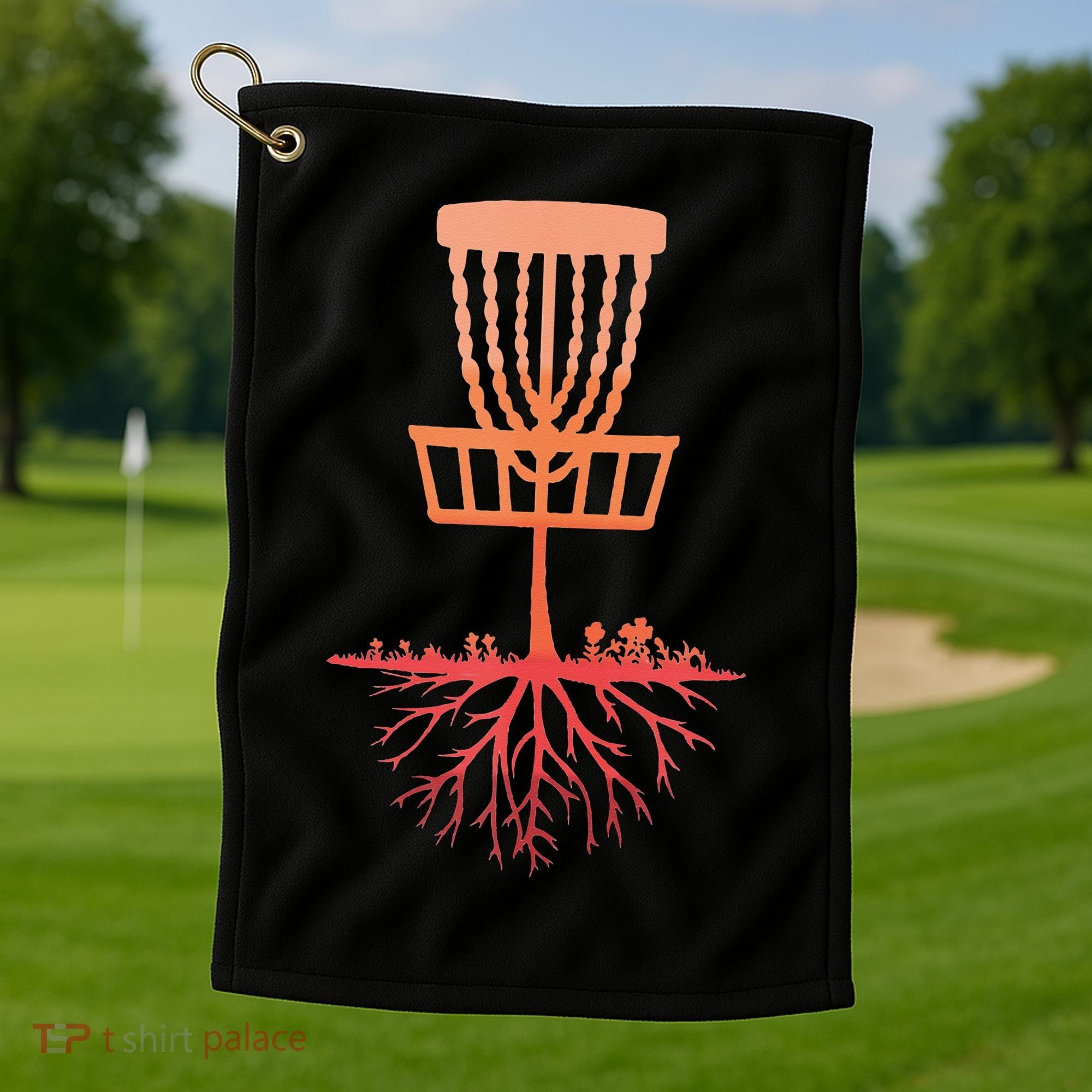 Tree Roots Disc Golf Basket Disc Golfing Frisbee Disc Golf Golf Towel