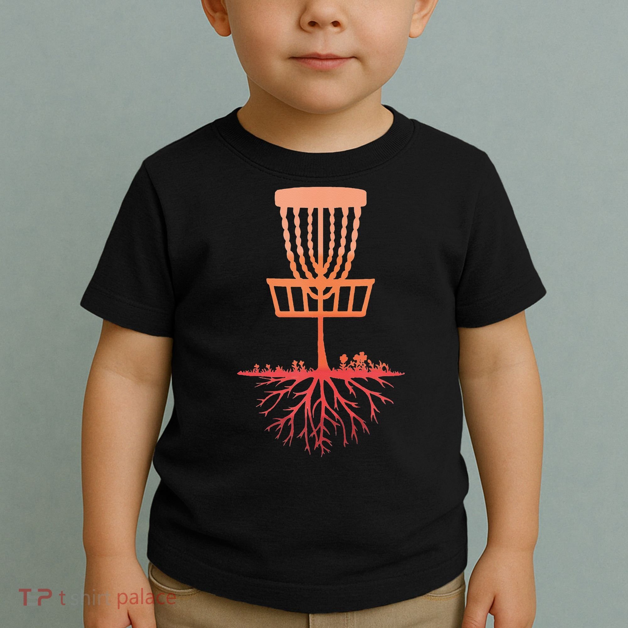 Tree Roots Disc Golf Basket Disc Golfing Frisbee Disc Golf Toddler T-Shirt