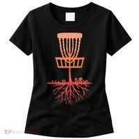 Tree Roots Disc Golf Basket Disc Golfing Frisbee Disc Golf Women's T-Shirt thumb 0