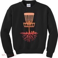 Tree Roots Disc Golf Basket Disc Golfing Frisbee Disc Golf Kids Sweatshirt thumb 0
