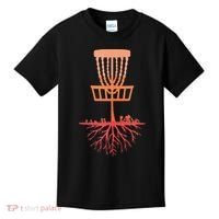Tree Roots Disc Golf Basket Disc Golfing Frisbee Disc Golf Kids T-Shirt thumb 0