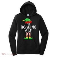 The Reading Elf Xmas Matching Christmas Family Pajama Women's Hoodie thumb 0