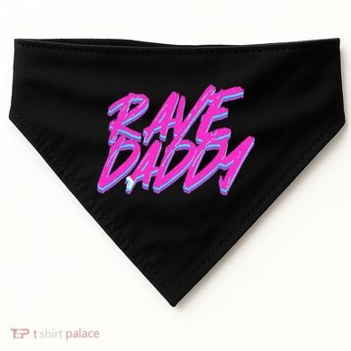 Techno Rave EDM Rave Daddy USA-Made Doggie Bandana