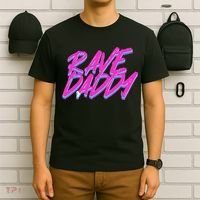 Techno Rave EDM Rave Daddy T-Shirt thumb 6